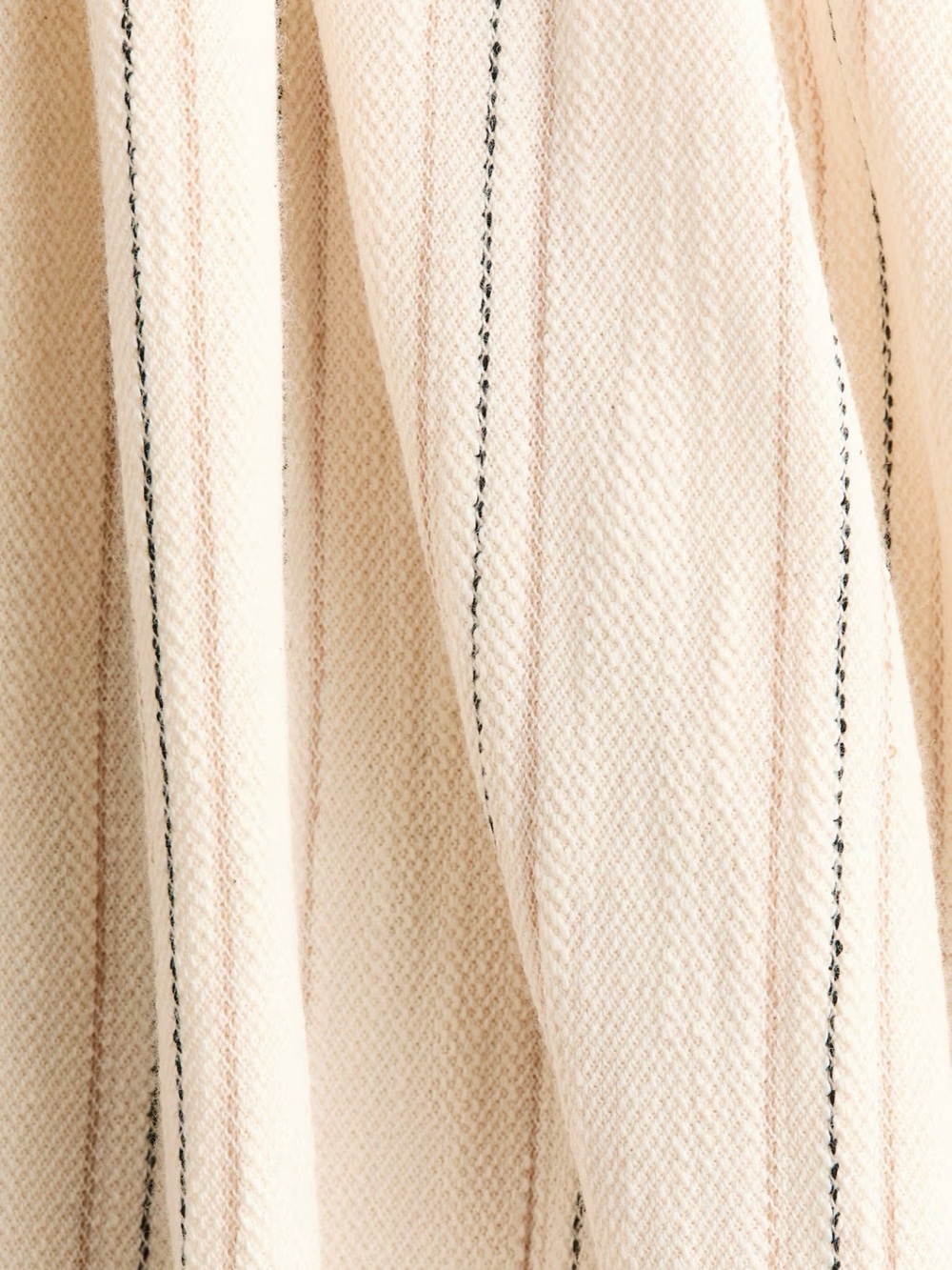 Cream One-Shoulder Wide-Leg Set - Picture 6 of 9